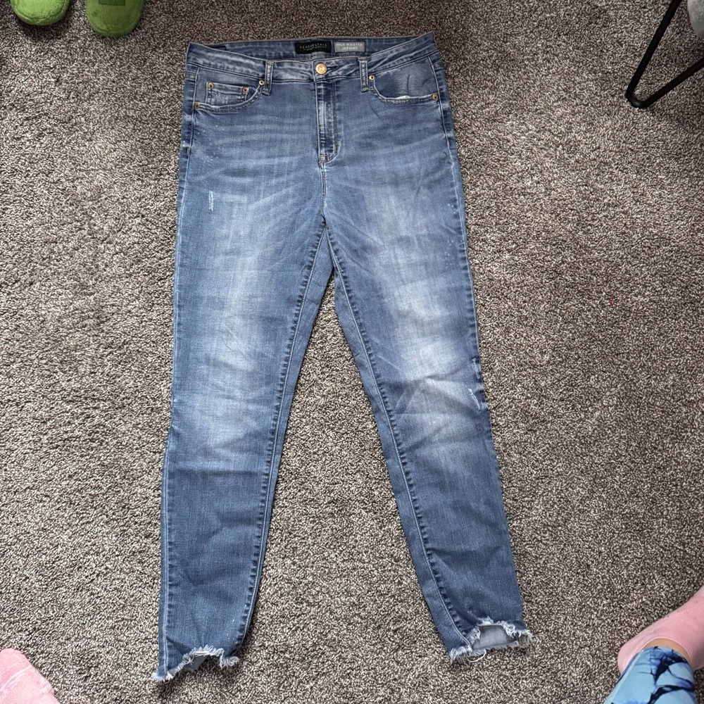 High rise jegging in size 12 regular skinny jeans